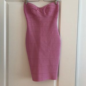 Bebe Bandage dress pink